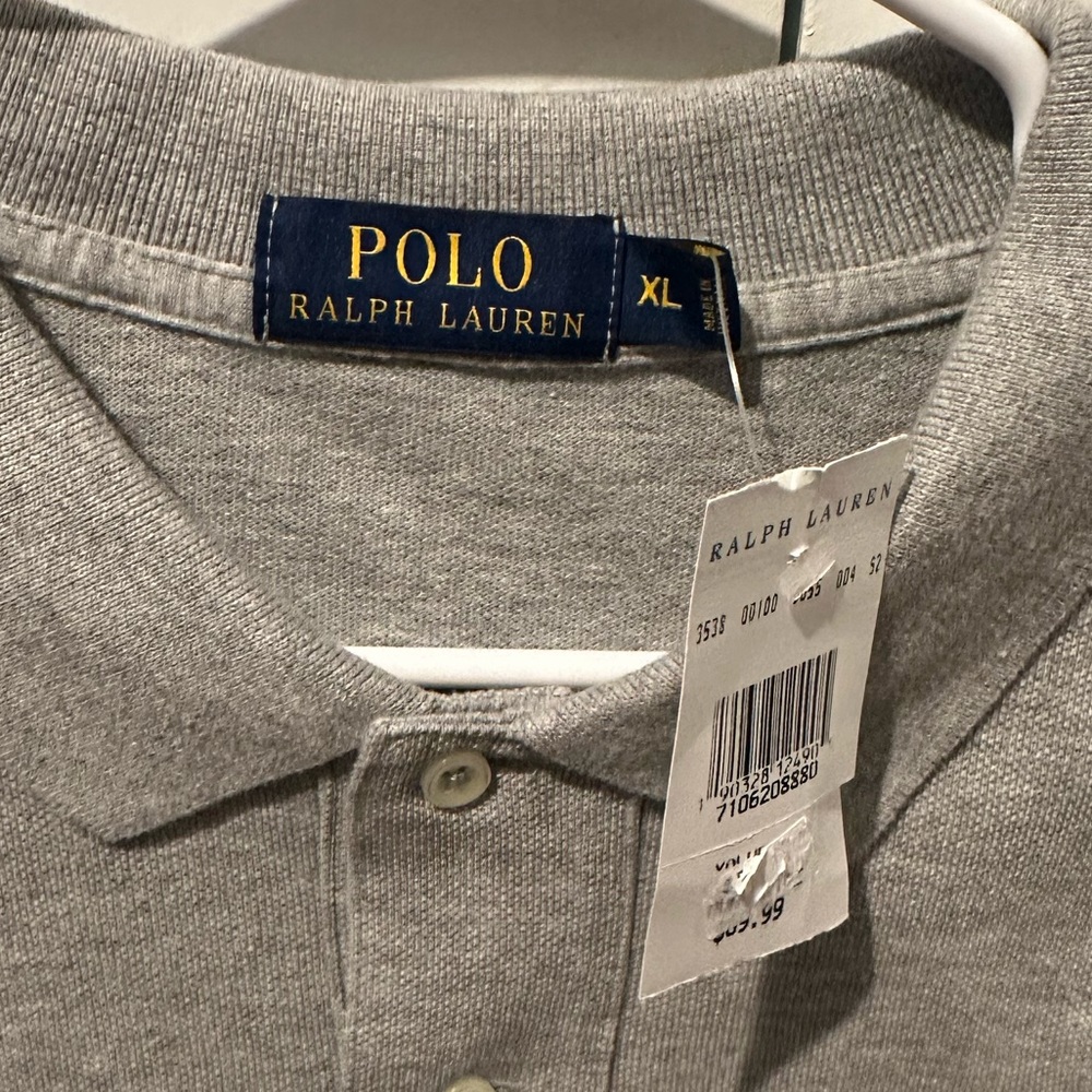 Ralph Lauren Gray Polo Shirt for Men - Picture 3 of 5
